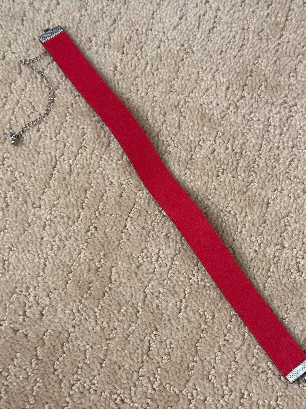 Red Rhinestone Choker - Picture 6 of 6